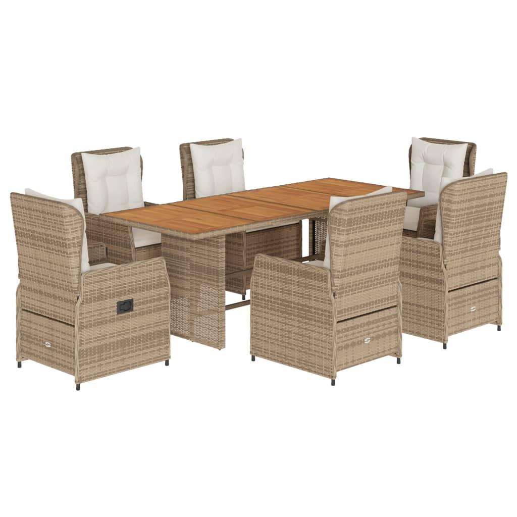 VidaXL Garten essgruppe poly-rattan  