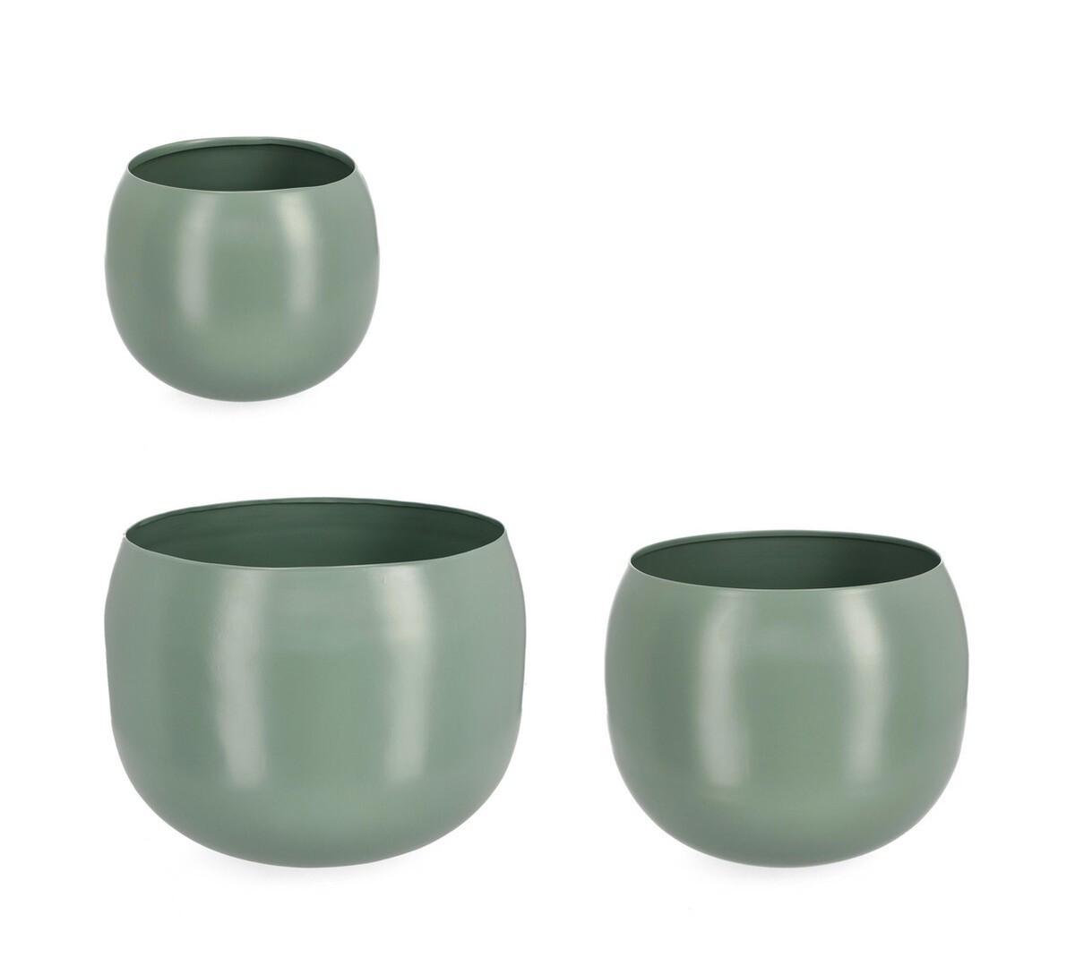 mutoni Portafiori Keyra verde salvia (set di 3)  