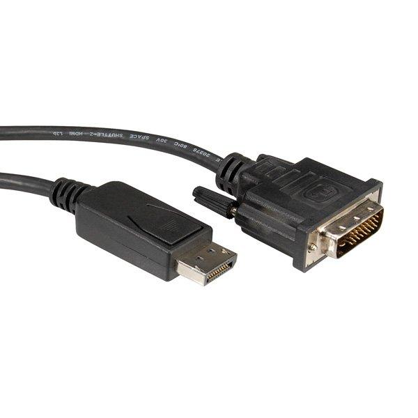 Roline  ROLINE Câble DisplayPort DP M - DVI M, LSOH 5,0m 
