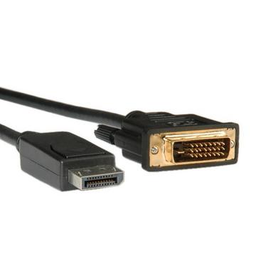 ROLINE DisplayPort Kabel DP ST - DVI ST, LSOH 5,0m