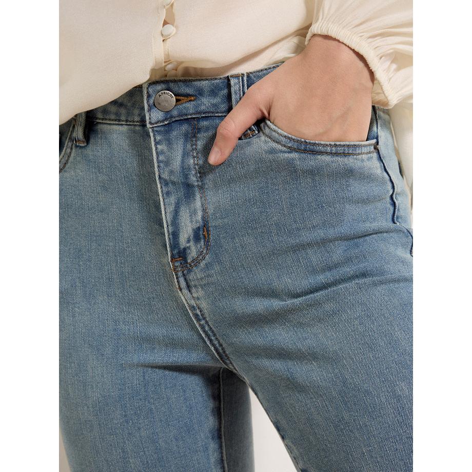 APRICOT Sienna Slub Cotton Skinny-Fit Jeans  