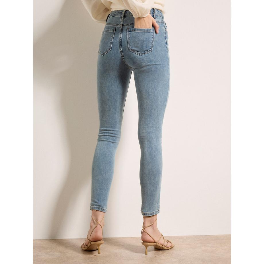 APRICOT Sienna Slub Cotton Skinny-Fit Jeans  