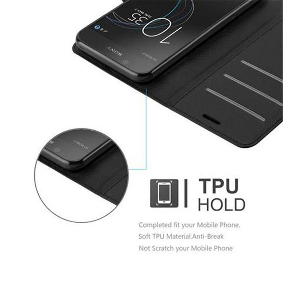 Cadorabo  Hülle für Sony Xperia L1 Standfunktion, Kartenfach 