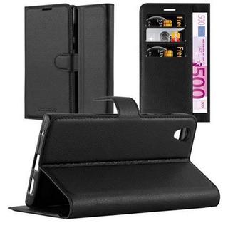 Cadorabo  Housse compatible avec Sony Xperia L1 - Coque de protection avec fermeture magnétique, fonction de support et compartiment pour carte 