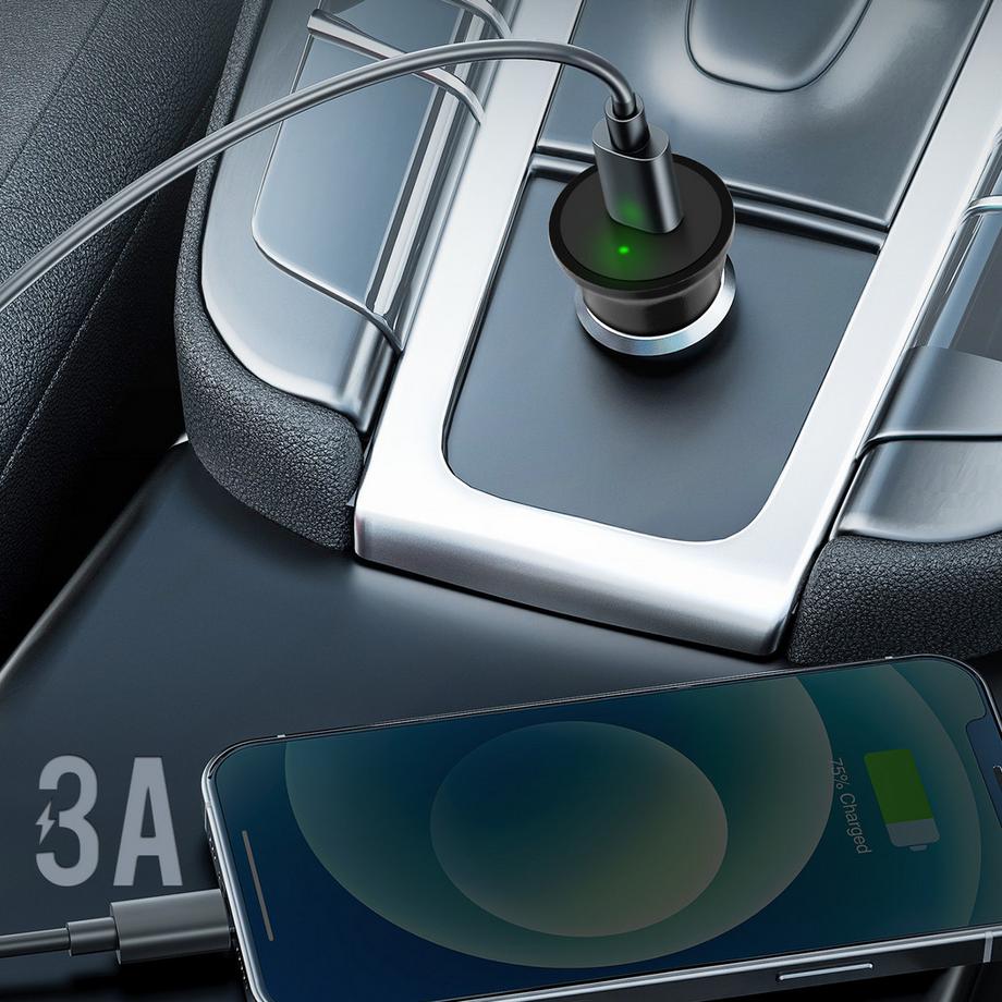 Avizar  Caricatore auto USB rapido 3A LinQ 