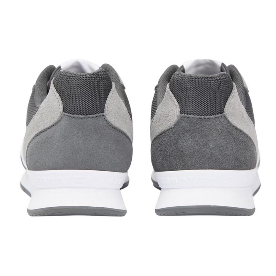 TOMMY HILFIGER Niedrig Geschnittene Flache Leder Sneaker  