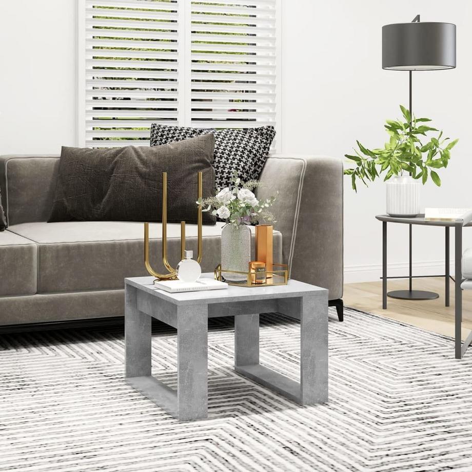 VidaXL Table d'appoint bois d'ingénierie  