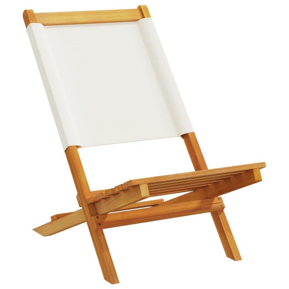 VidaXL Chaise de jardin bois d'acacia  