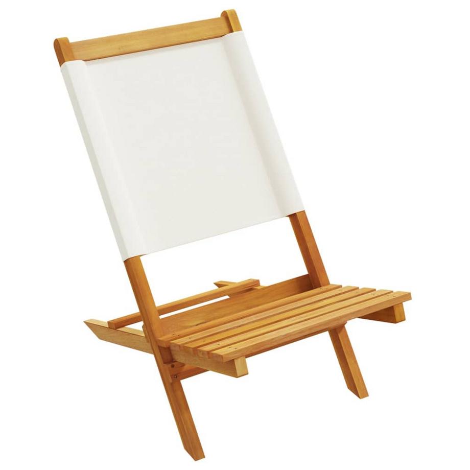 VidaXL Chaise de jardin bois d'acacia  