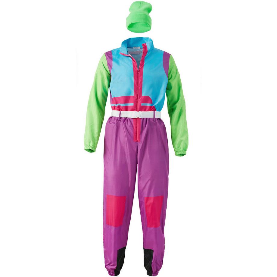 Tectake  Costume da donna Retro tuta da sci anni '80 '90 