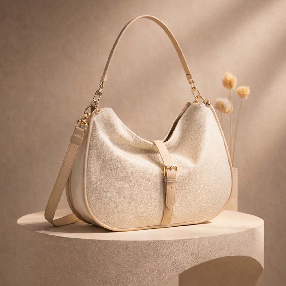 Gallantry Hobo Tasche mit Veloursoptik  