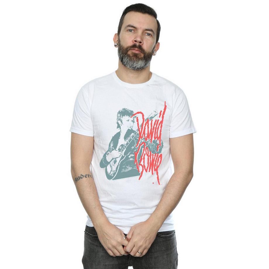 David Bowie Gitarren Print T-Shirt  