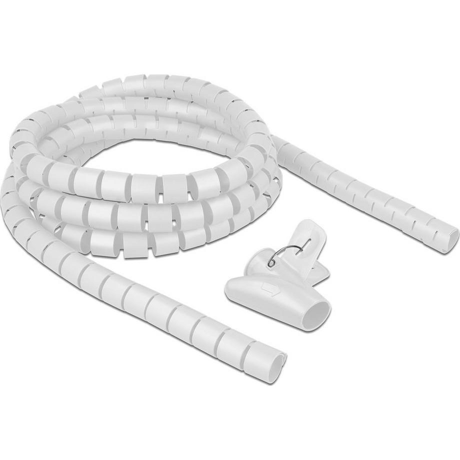 DeLock  18841 cavo proiettore Canalina per protezione cavi da pavimento Bianco 