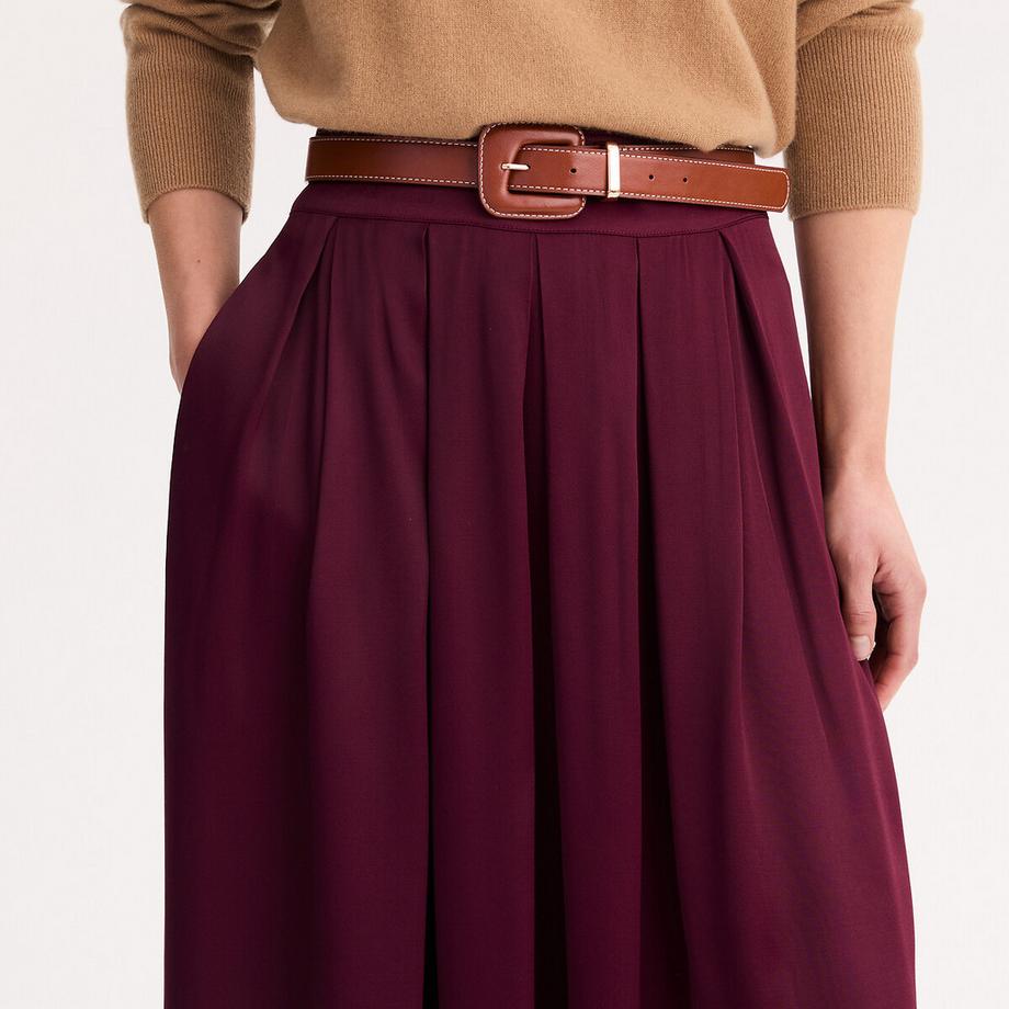 La Redoute Collections Fließender Faltenrock Midi  