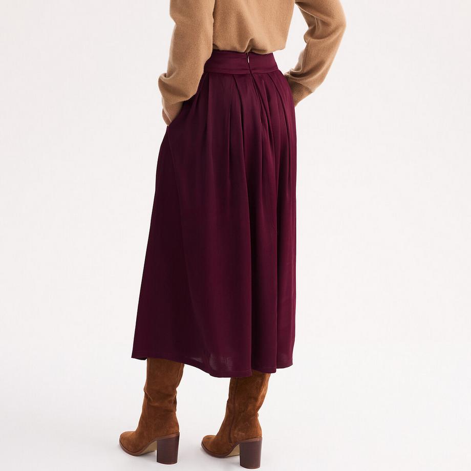 La Redoute Collections Fließender Faltenrock Midi  