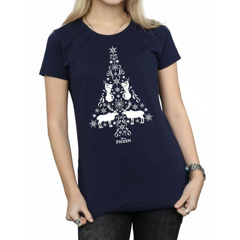 Disney Frozen T-shirt Albero di Natale  