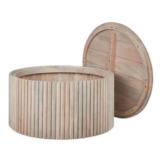 Beliani Couchtisch aus Mangoholz Klassisch KIRKWOOD  