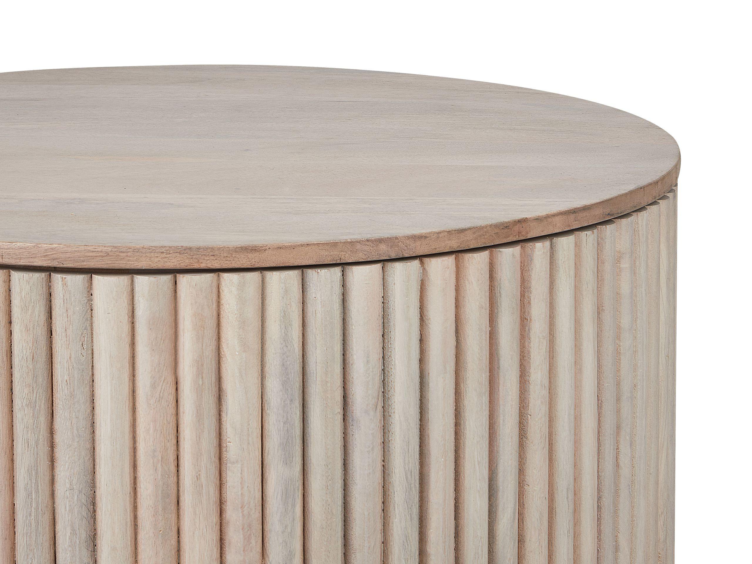 Beliani Couchtisch aus Mangoholz Klassisch KIRKWOOD  