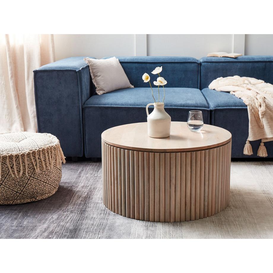 Beliani Tavolino da caffè en Legno di mango Classico KIRKWOOD  