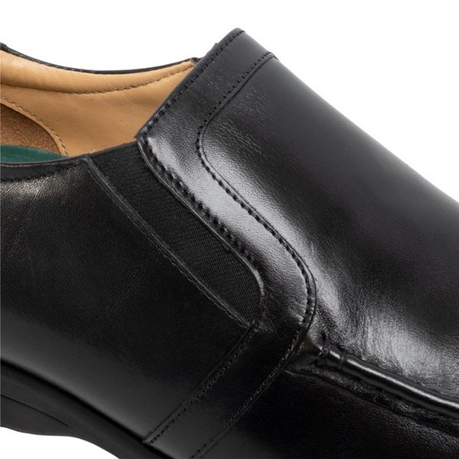 Roamers Chaussures en cuir extra larges  