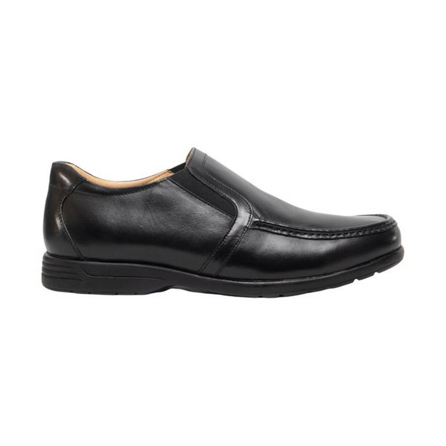 Roamers Chaussures en cuir extra larges  