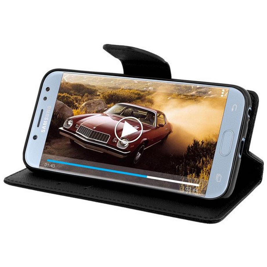 Avizar  Etui folio Samsung Galaxy J3 2017 noir 