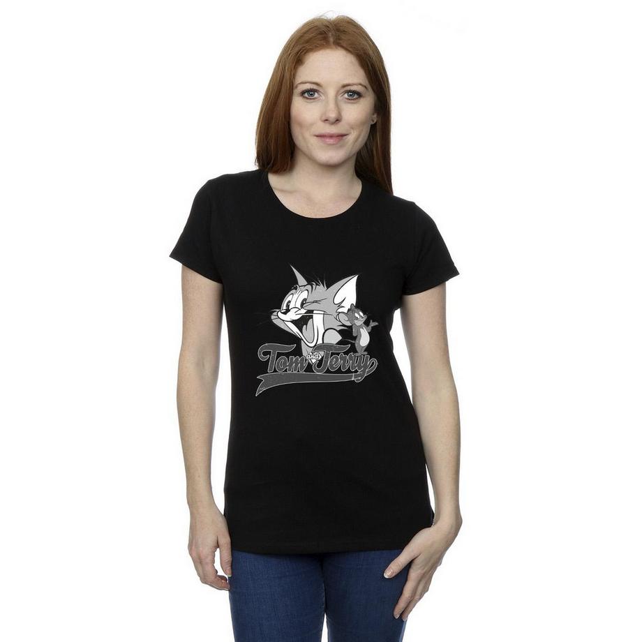 Warner Bros Maglietta Greyscale Square  