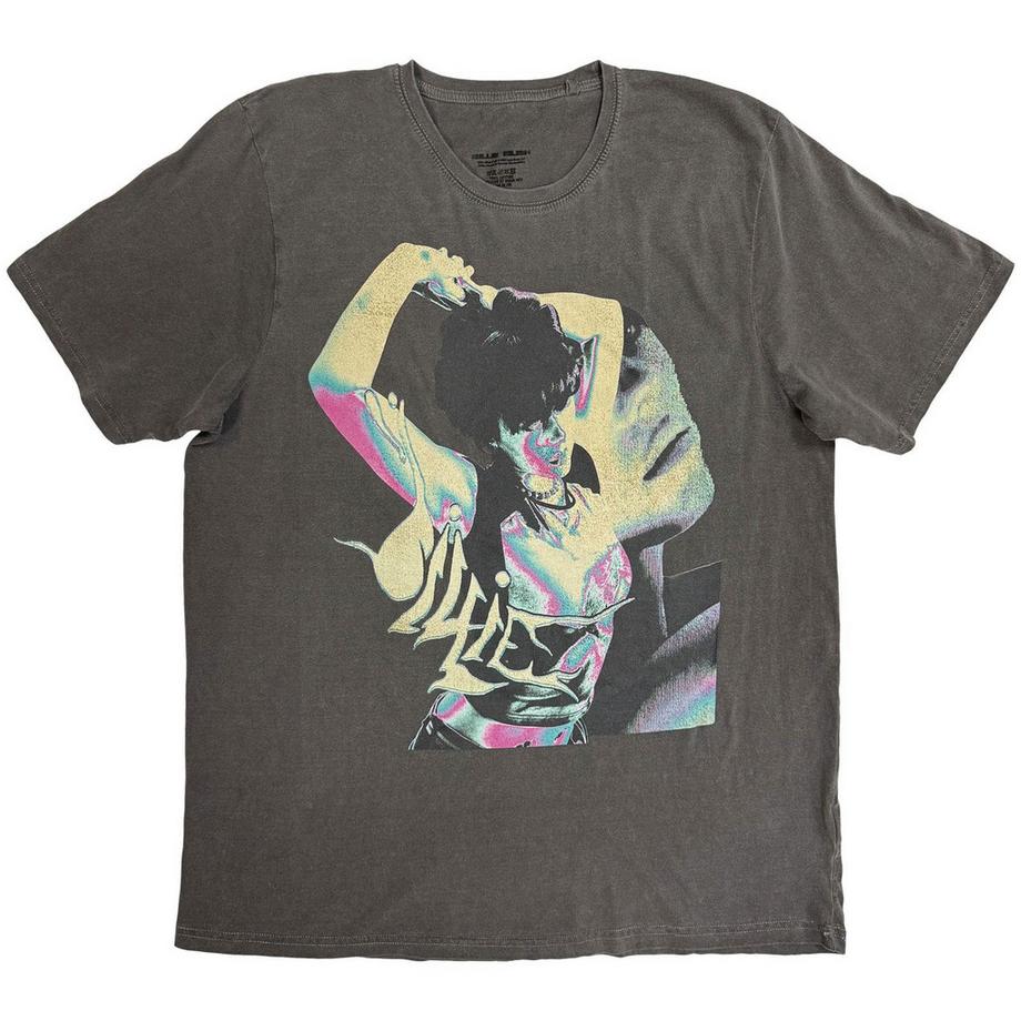 Hit Me Hard And Soft Negative T-Shirt, Steinwaschen