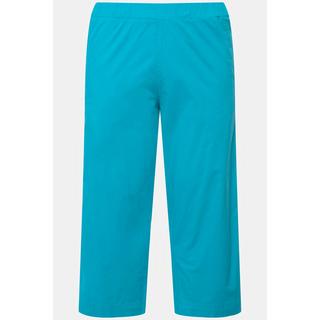 Ulla Popken  Pantaloni a 7/8 modello Ruby con ginocchio preformato, taglio della gamba dritto e cintura elastica 