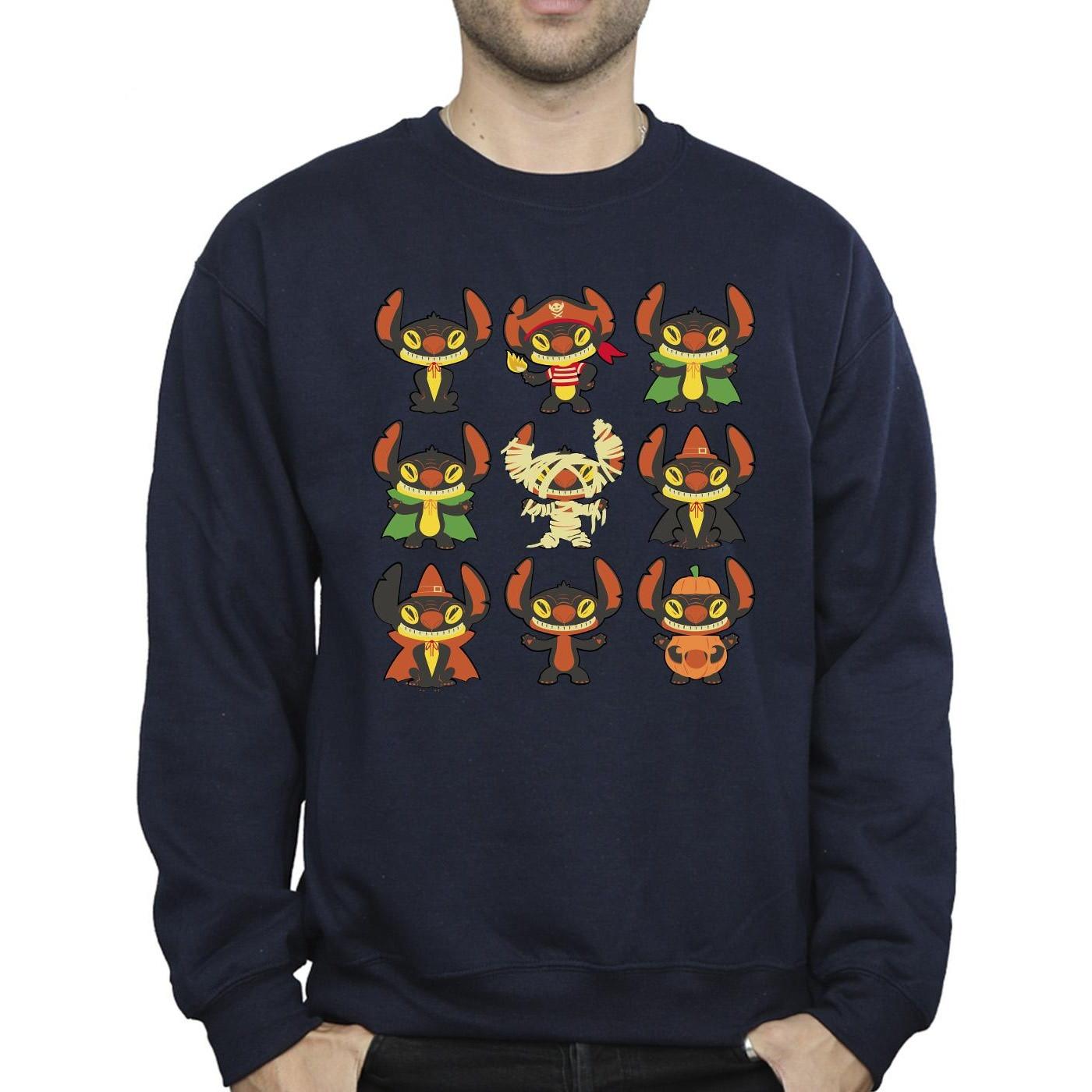 Disney Stitch Halloween Imprimé Graphique Sweatshirt  