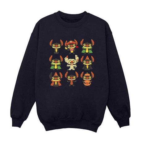 Disney Stitch Halloween Imprimé Graphique Sweatshirt  