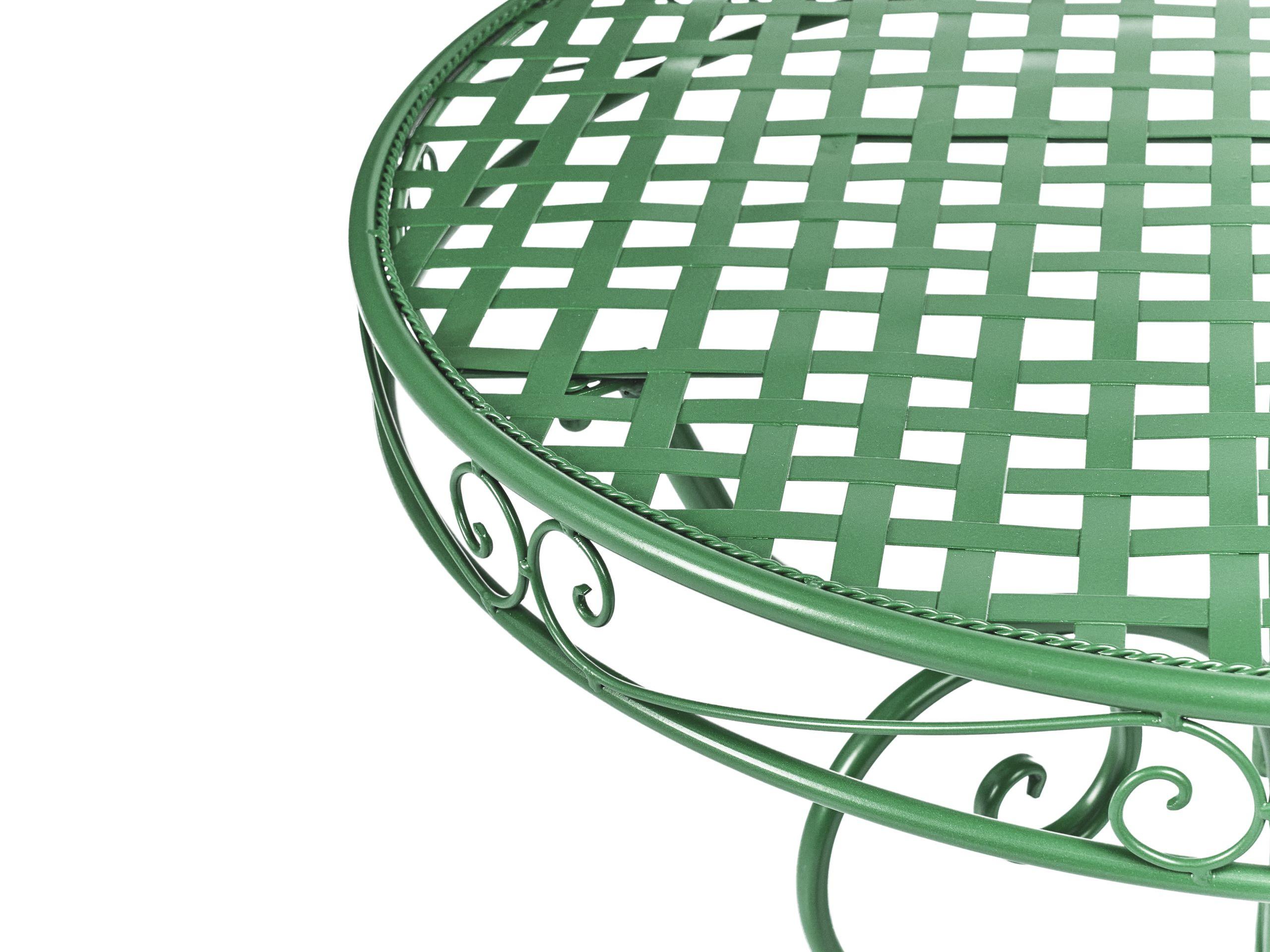 Beliani Table bistrot en Métal Rétro ALBINIA  