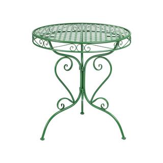 Beliani Table bistrot en Métal Rétro ALBINIA  