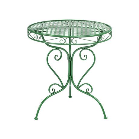 Beliani Table bistrot en Métal Rétro ALBINIA  