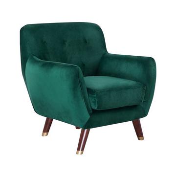 Fauteuil en Velours Glamour BODO