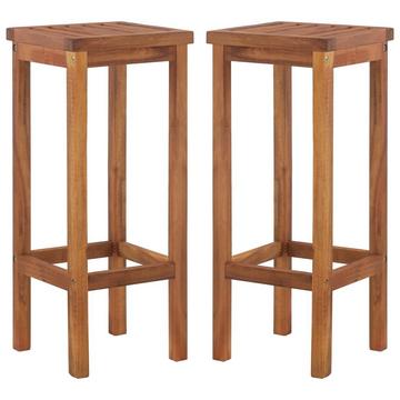 Chaise de bar bois d'acacia