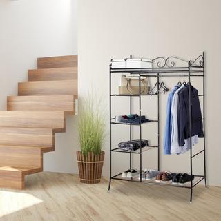 B2X Kleiderbügel COUNTRY aus Metall mit Stoffbezug  