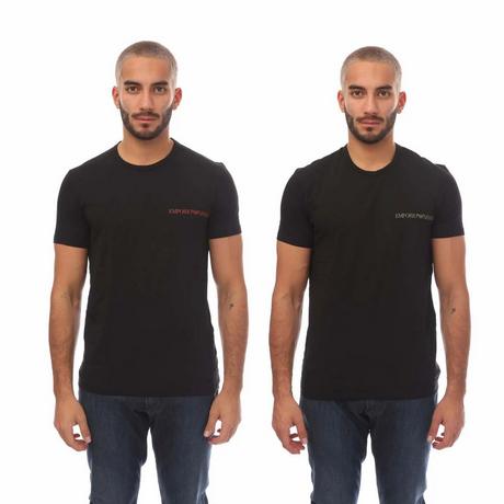 EMPORIO ARMANI T-Shirt Rundhalsausschnitt 2er-Pack  