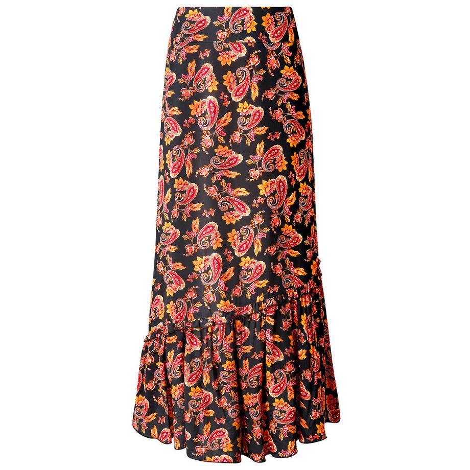 Joe Browns Jupe Midi Asymétrique Imprimé Cachemire Volants  