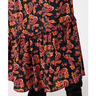 Joe Browns Asymmetrischer Midirock Paisley Print Rüschen  