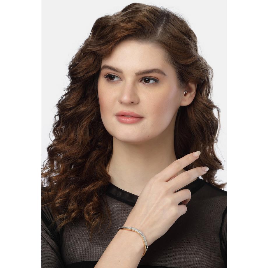 AVANT-GARDE PARIS  Bracelet courbé doré 