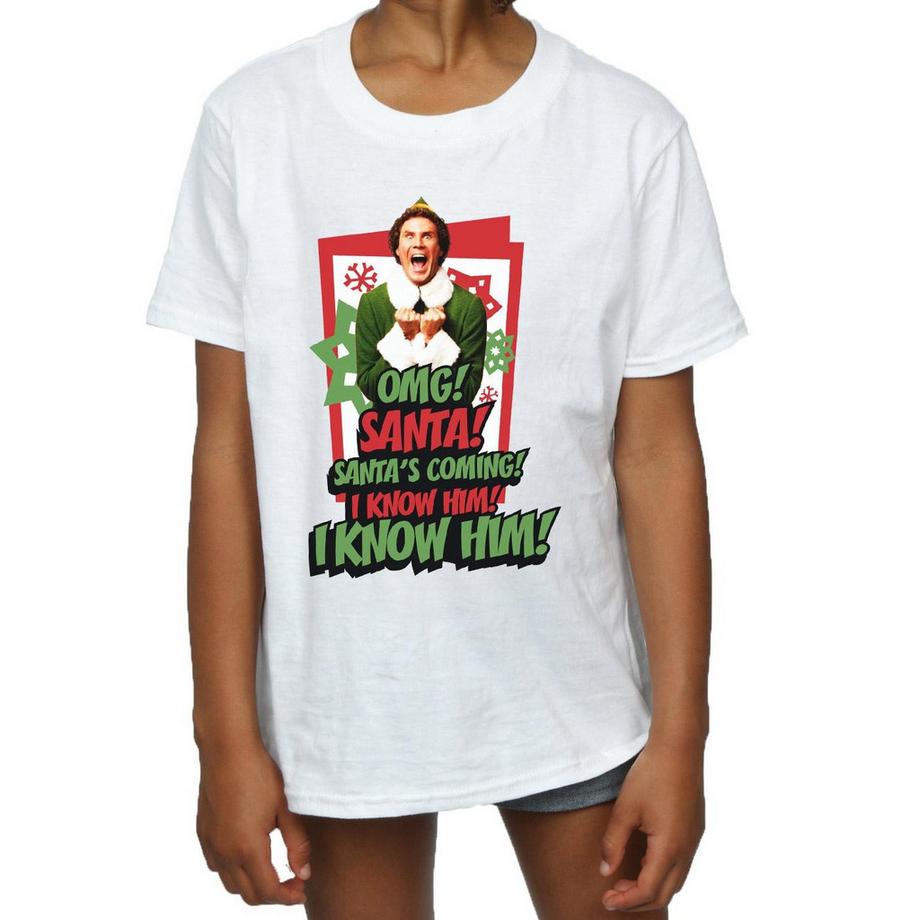 Elf  OMG Santa TShirt 