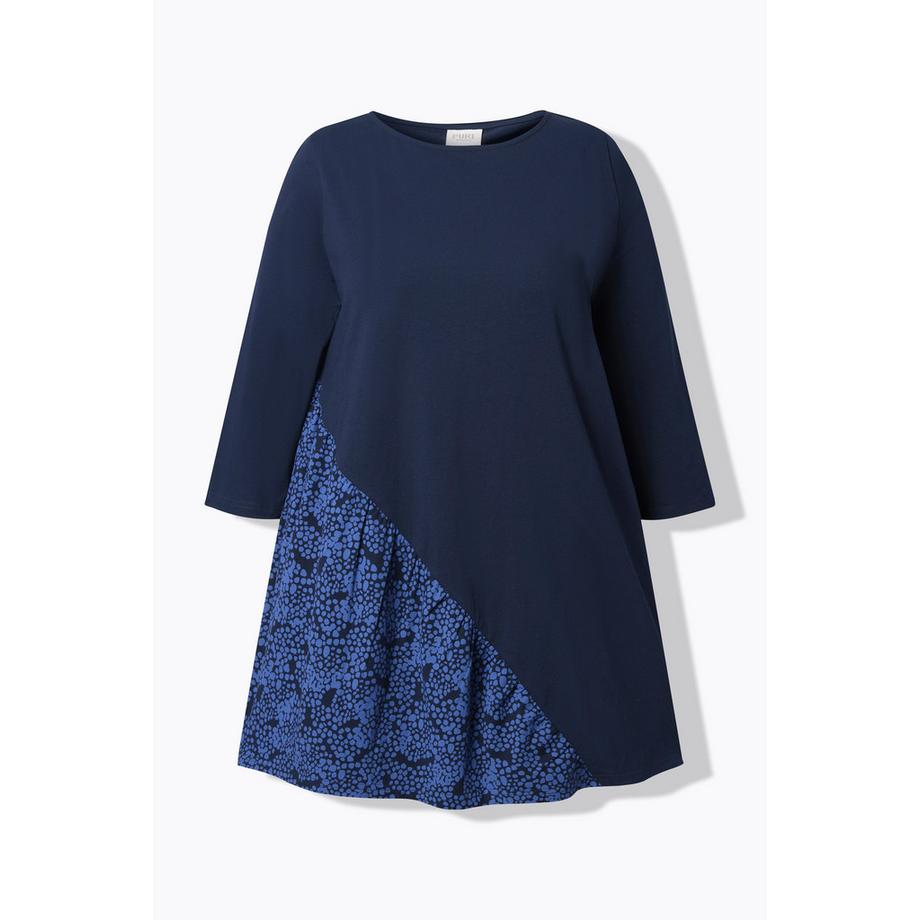 Ulla Popken A-Linie U-Boot-Ausschnitt 3/4-Arm T-Shirt  