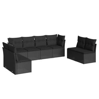 VidaXL set divano da giardino Polirattan  