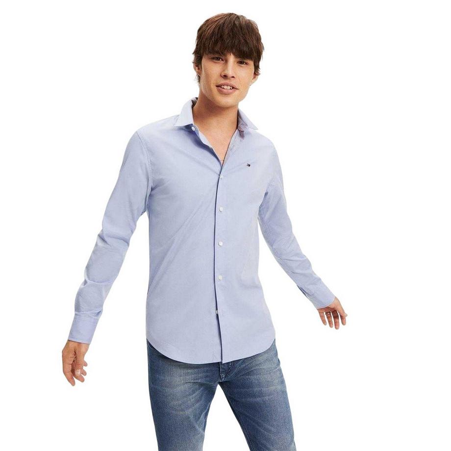 TOMMY JEANS Stretch Langarmhemd  