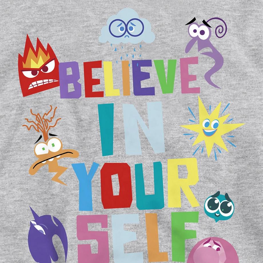 Inside Out  Believe In Yourself Felpa Con Cappuccio Erica 