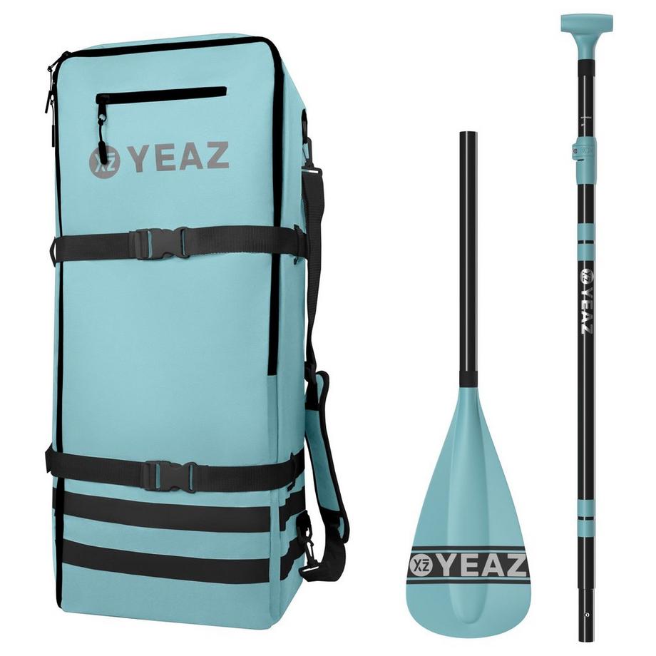 YEAZ  BAIA KIT Zaino e guscio della pagaia - lagoon blue 