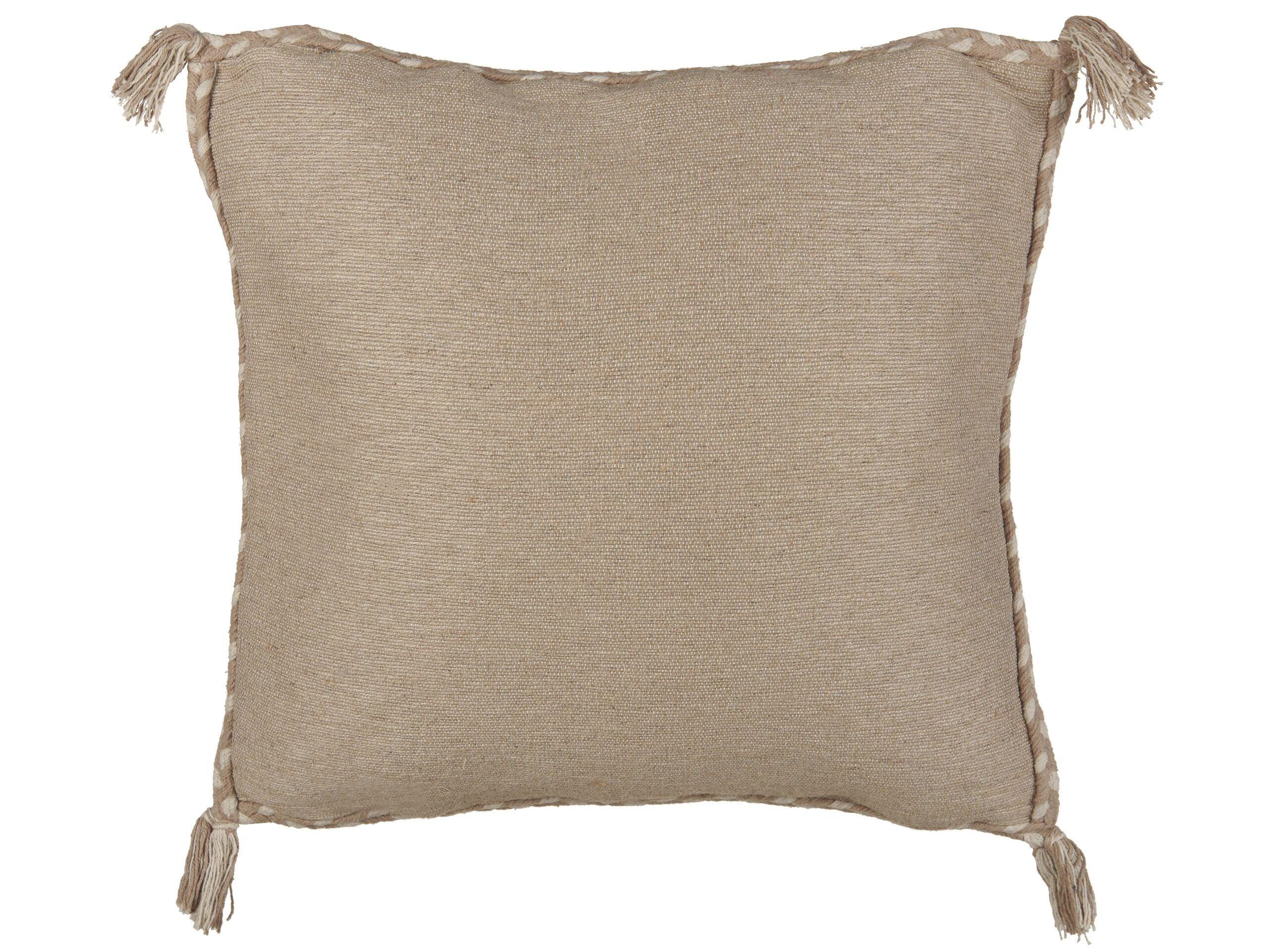 Beliani Lot de 2 coussins en Jute Boho ERIGERON  