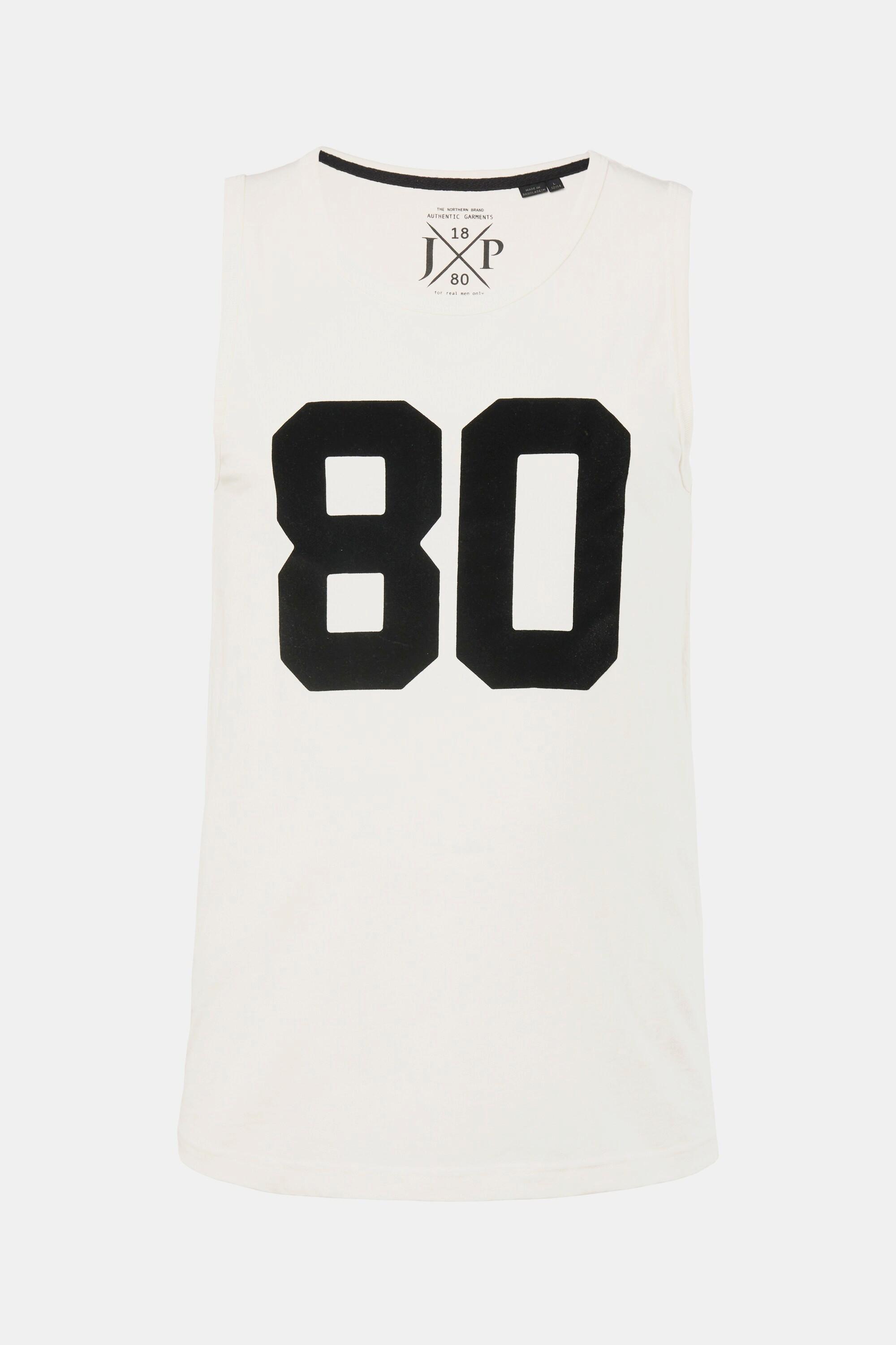 JP1880  Tanktop, 80 Flock-Print, Rundhals 