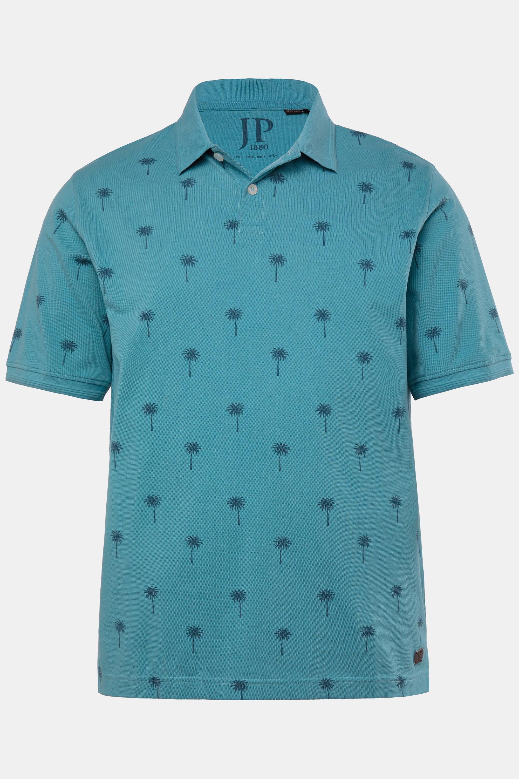 JP1880 Piqué Halbarm Poloshirt Alloverdruck  